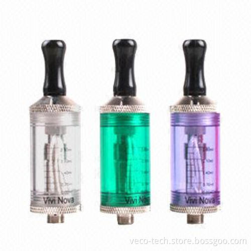 Hottest E-cigarette Atomizer/ViVi Nova Clearomizers, Colorful with Ego Battery, 3.5mL Large Capacity